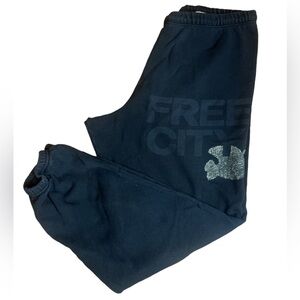 FREECITY 100% COTTON SWEATPANT BLACKSPACE, SIZE XS